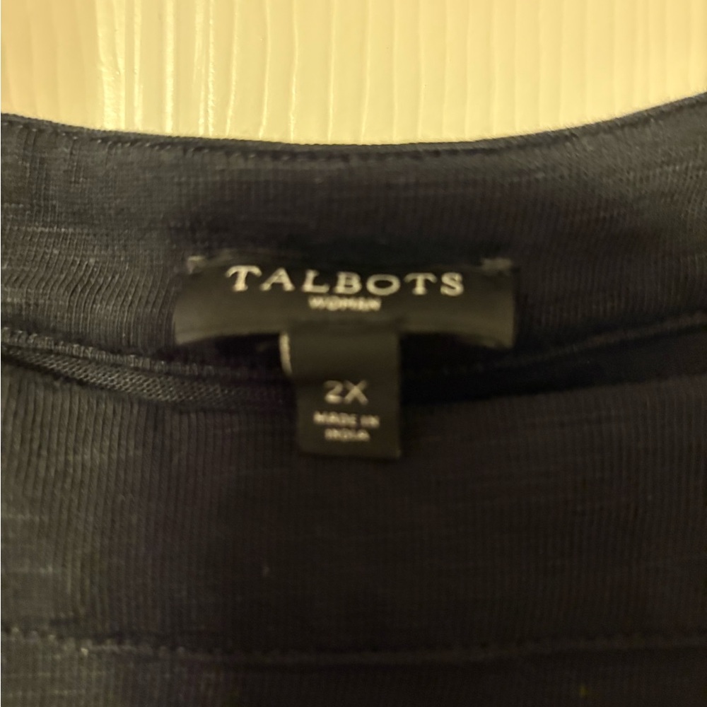 Talbots black dress 22W - Picture 2 of 3